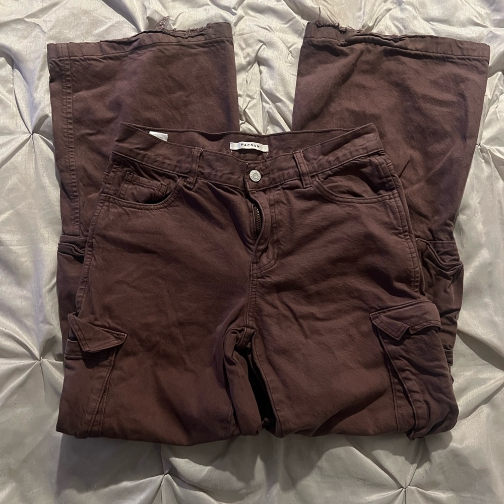 PacSun Dark Brown Casual Pants